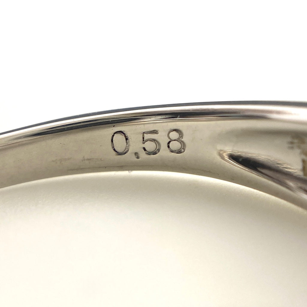 メレダイヤ デザインリング プラチナ 指輪 リング 10号 Pt900 ダイヤモンド レディース 【中古】nbjwl