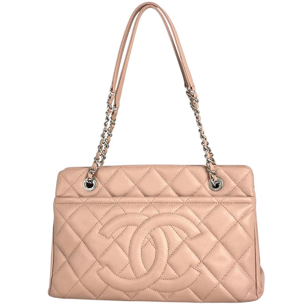 バイセル公式】シャネル ココマーク チェーン トートバッグ マトラッセ