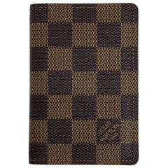 ルイ・ヴィトン オーガナイザードゥ ポッシュ カード入れ 定期入れ パスケース カードケース ダミエ ブラウン N61721 レディース 【中古】brbag