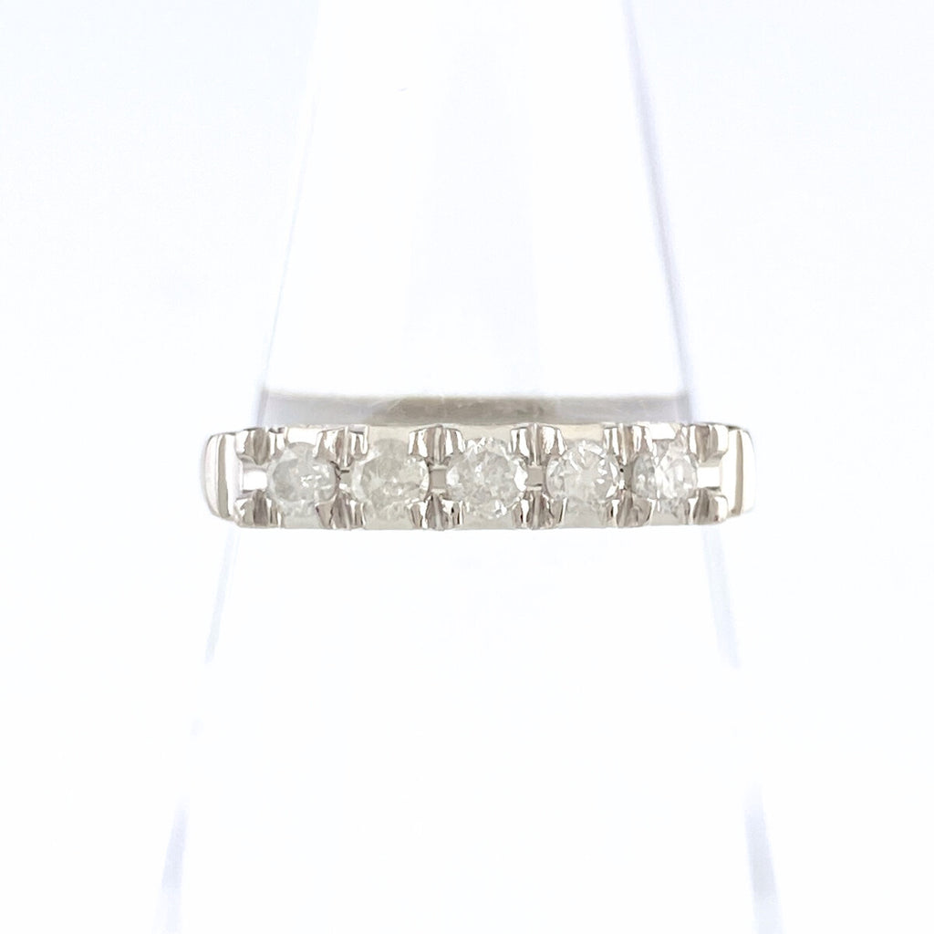 メレダイヤ デザインリング プラチナ 指輪 リング 12号 Pt900 ダイヤモンド レディース 【中古】nbjwl