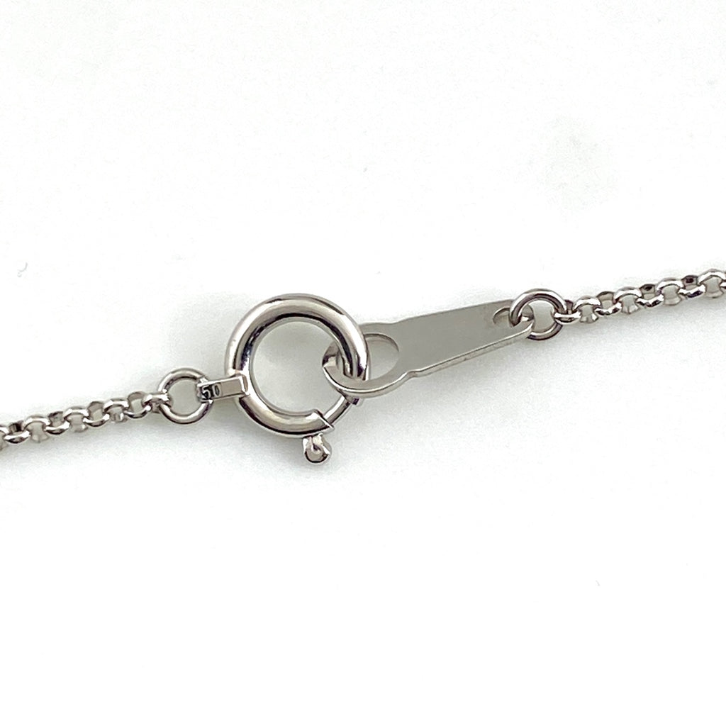 メレダイヤ デザインネックレス プラチナ ペンダント ネックレス Pt900 Pt850 ダイヤモンド レディース 【中古】nbjwl