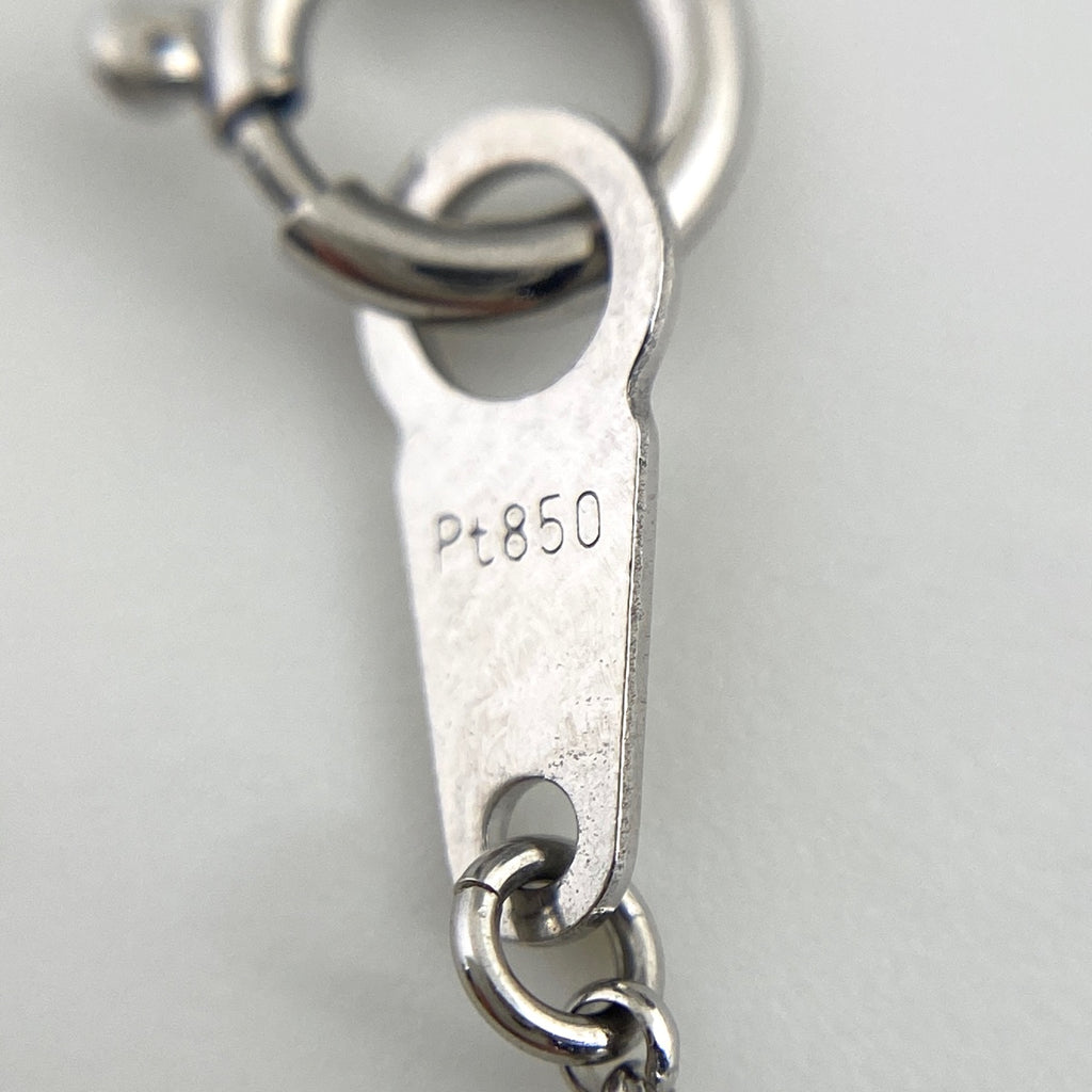 メレダイヤ デザインネックレス プラチナ ペンダント ネックレス Pt900 Pt850 ダイヤモンド レディース 【中古】nbjwl