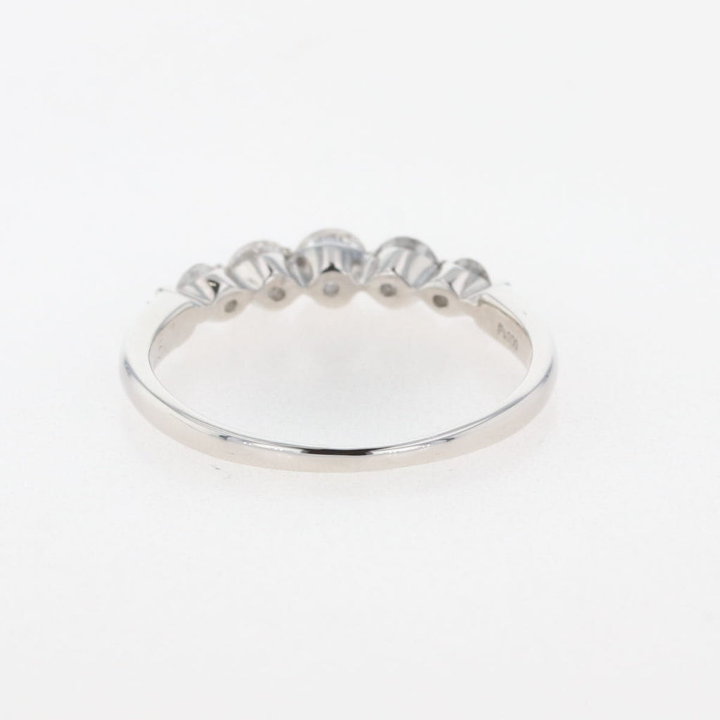 メレダイヤ デザインリング プラチナ 指輪 リング 9号 Pt900 ダイヤモンド レディース 【中古】nbjwl