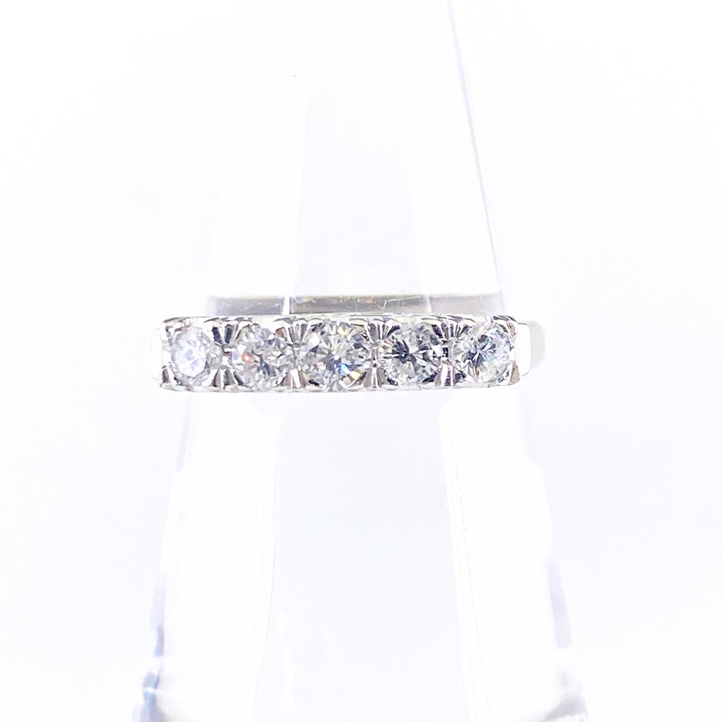 ダイヤモンド デザインリング プラチナ 指輪 リング 13号 Pt900 ダイヤモンド レディース 【中古】nbjwl