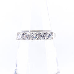 ダイヤモンド デザインリング プラチナ 指輪 リング 13号 Pt900 ダイヤモンド レディース 【中古】nbjwl