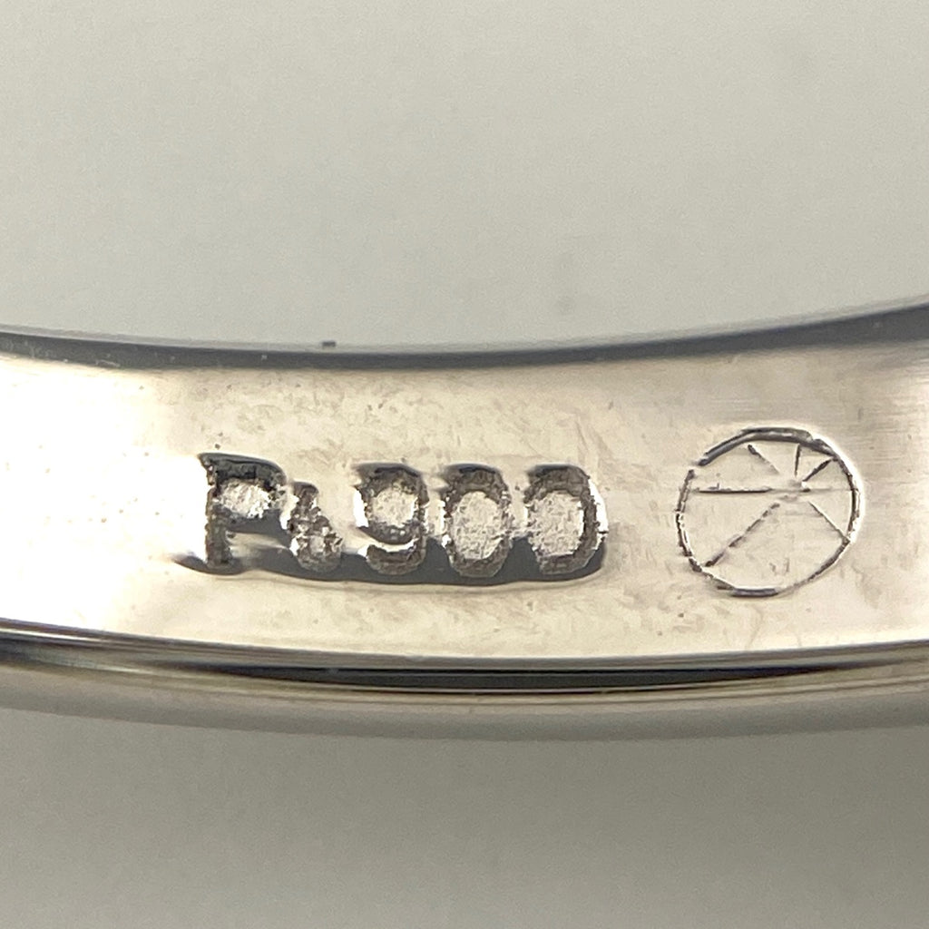 エメラルド デザインリング プラチナ 指輪 メレダイヤ リング 15号 Pt900 エメラルド ダイヤモンド レディース 【中古】nbjwl