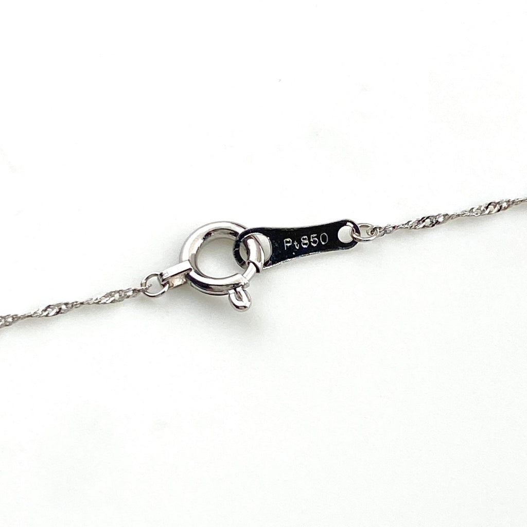 メレダイヤ デザインネックレス プラチナ ペンダント ネックレス Pt900 Pt850 ダイヤモンド レディース 【中古】nbjwl