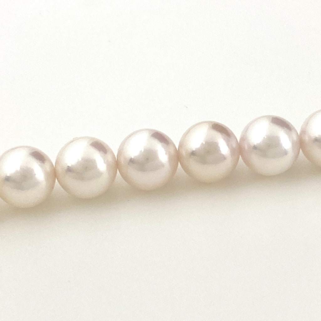 パール デザインネックレス WG ホワイトゴールド 真珠 ネックレス K14 WG パール レディース 【中古】nbjwl