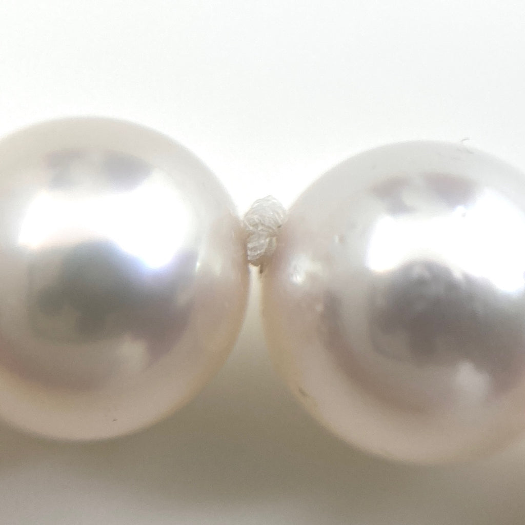 パール デザインネックレス WG ホワイトゴールド 真珠 ネックレス K14 WG パール レディース 【中古】nbjwl