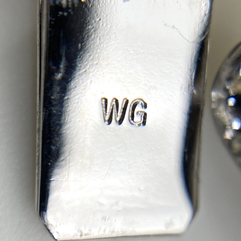 パール デザインネックレス WG ホワイトゴールド 真珠 ネックレス K14 WG パール レディース 【中古】nbjwl