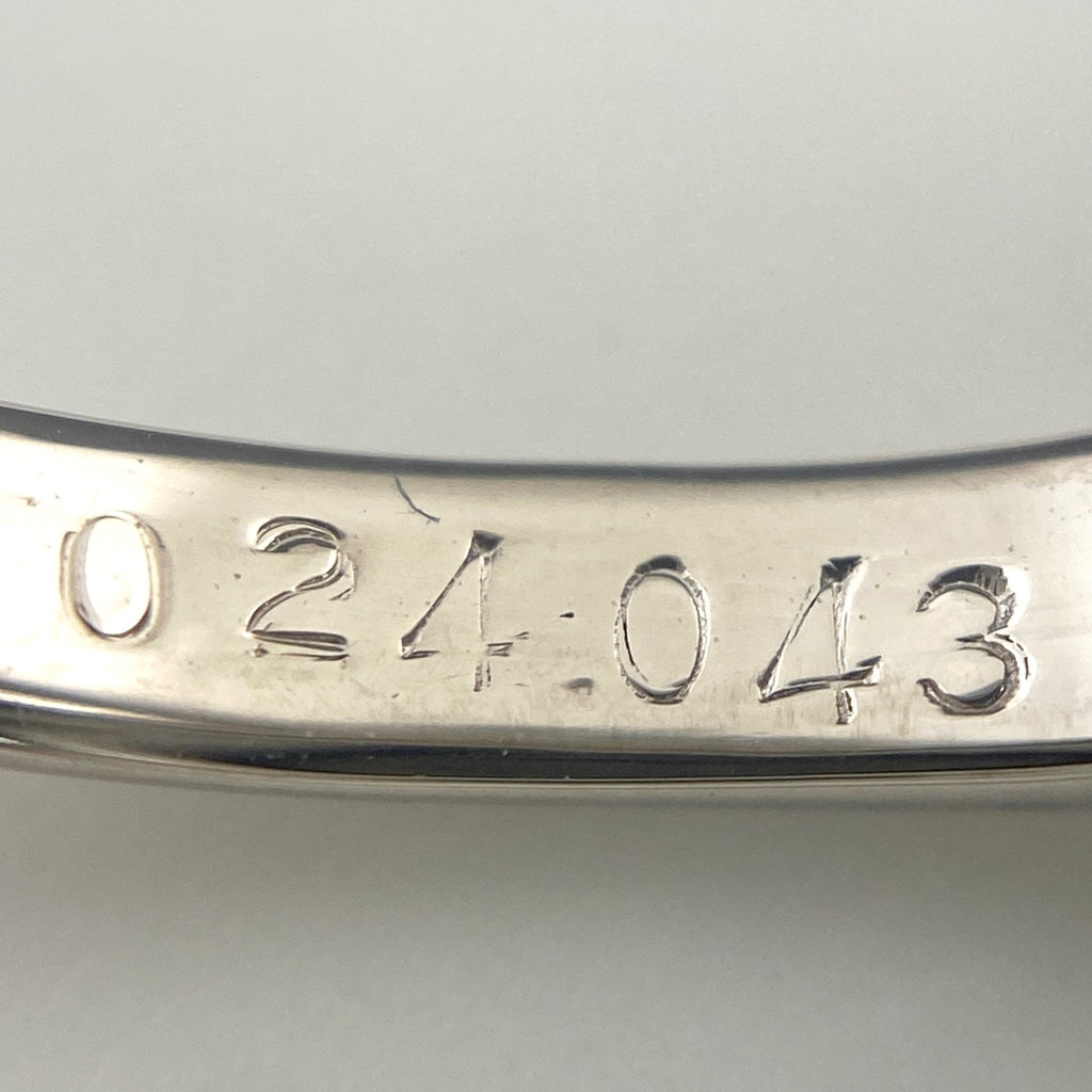 エメラルド デザインリング プラチナ 指輪 メレダイヤ リング 10.5号 Pt850 エメラルド ダイヤモンド レディース 【中古】nbjwl