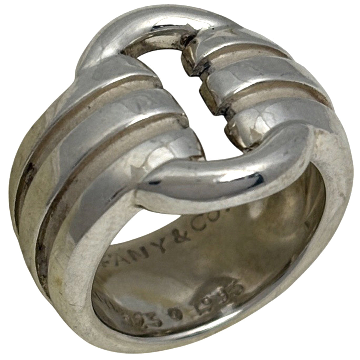 ティファニー グルーブド サークル リング 指輪 リング 10.5号