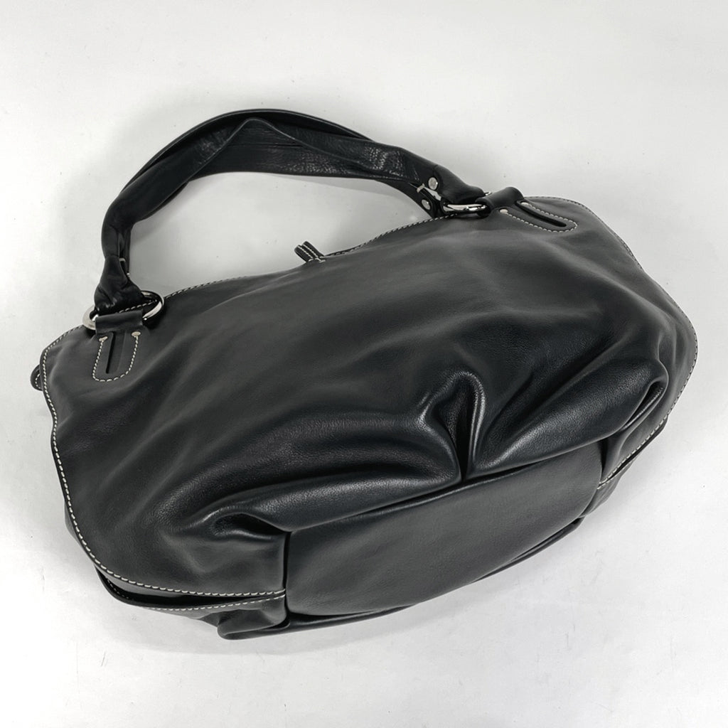 セリーヌ ビタースウィート ショルダーバッグ ハンドバッグ ショルダーバッグ レザー ブラック レディース 【中古】brbag