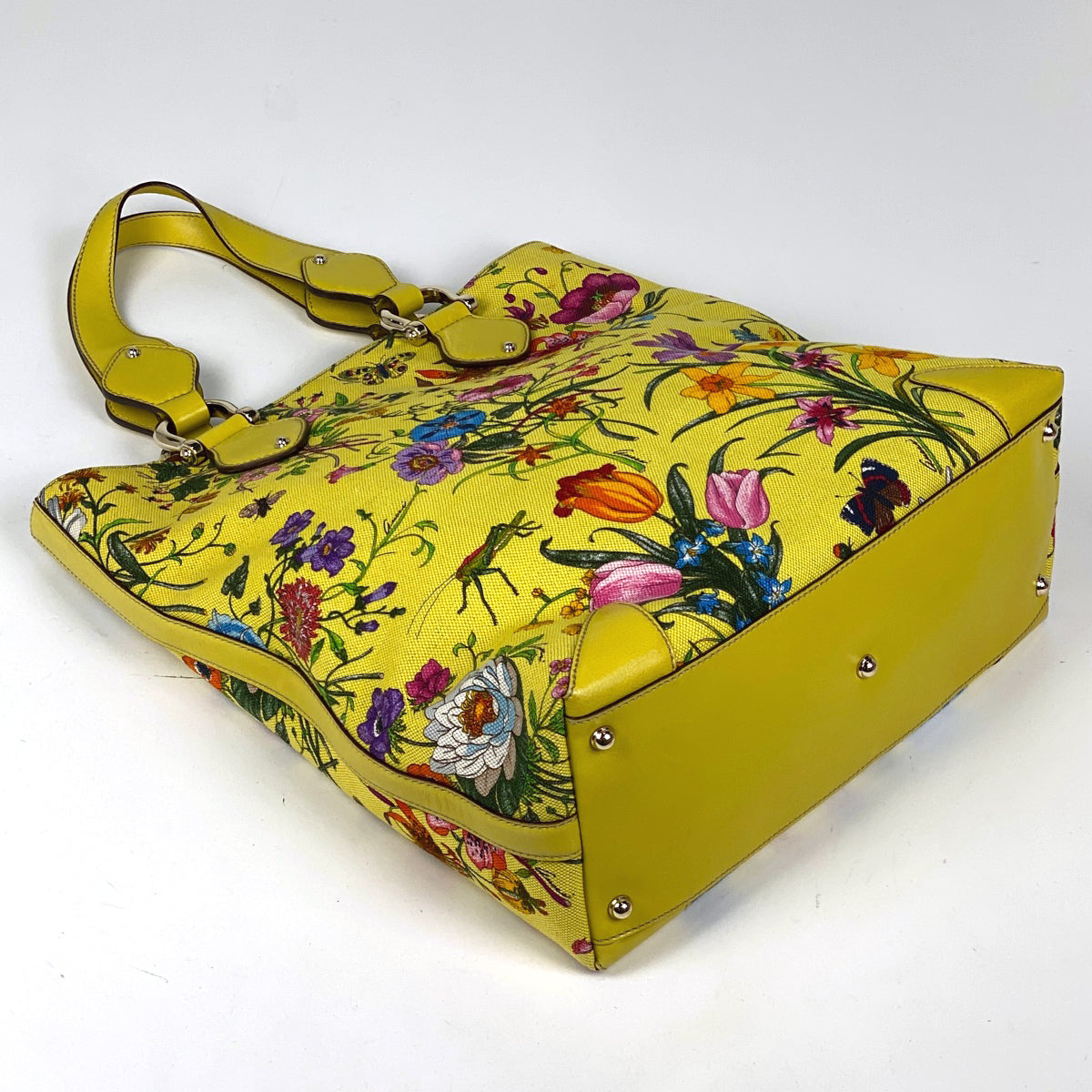 バイセル公式】グッチ フローラ トートバッグ 花柄 トートバッグ