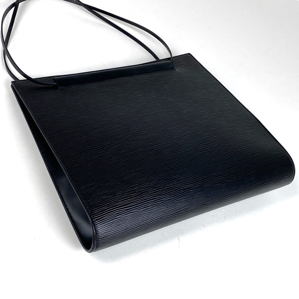 ルイ・ヴィトン サントロペ 肩掛け ショルダーバッグ エピ ノワール(ブラック) M52462 レディース 【中古】brbag