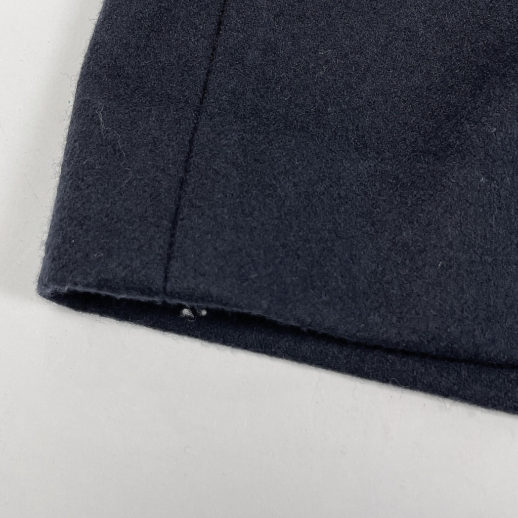 ジルサンダー センタープレス パンツ ウエスト紐 ボトムス パンツ ネイビー メンズ 【中古】brapp