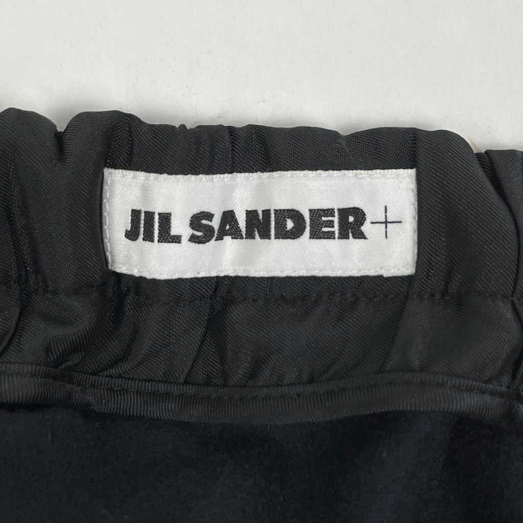 ジルサンダー センタープレス パンツ ウエスト紐 ボトムス パンツ ネイビー メンズ 【中古】brapp