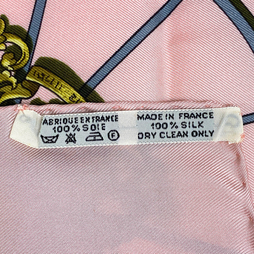 エルメス カレ 90 SPRINGS スプリング スカーフ シルク ピンク マルチカラー レディース 【中古】brbag