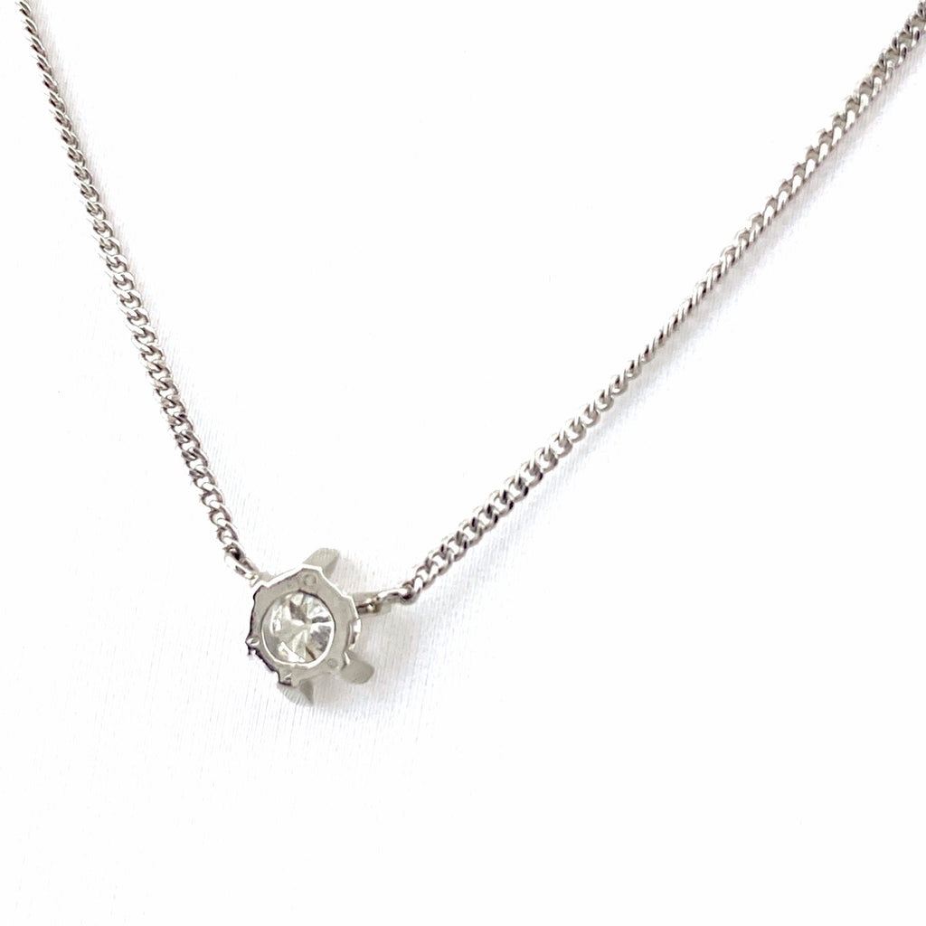 サファイア デザインネックレス プラチナ ペンダント ネックレス Pt850 ダイヤモンド レディース 【中古】nbjwl