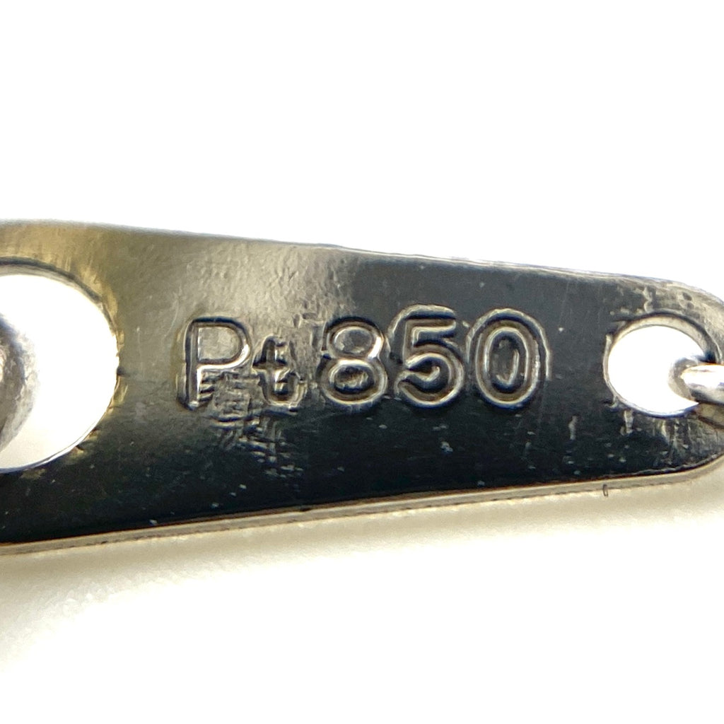 サファイア デザインネックレス プラチナ ペンダント ネックレス Pt850 ダイヤモンド レディース 【中古】nbjwl