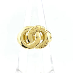 セリーヌ デザインリング YG イエローゴールド 指輪 リング 12.5 750 レディース 【中古】brjwl