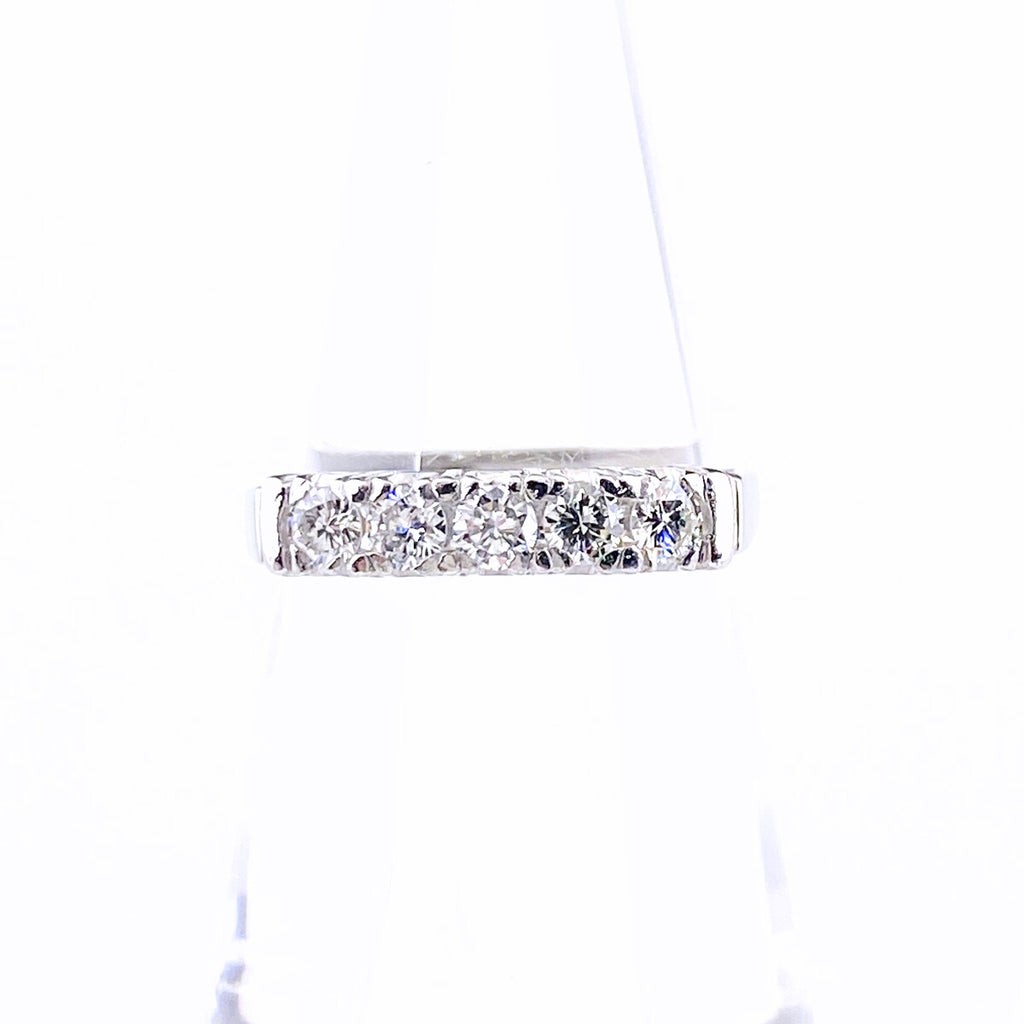 メレダイヤ デザインリング プラチナ 指輪 リング 12号 Pt850 ダイヤモンド レディース 【中古】nbjwl