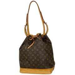 ルイ・ヴィトン ノエ ワンショルダー 肩掛け 巾着型 ショルダーバッグ モノグラム ブラウン M42224 レディース 【中古】brbag