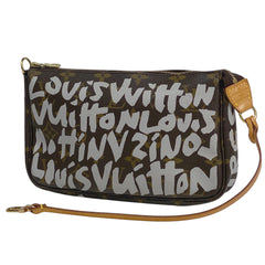 ルイ・ヴィトン ポシェット アクセソワール メイク コスメ アクセサリーポーチ モノグラムグラフィティ アルジャン M92192 レディース 【中古】brbag