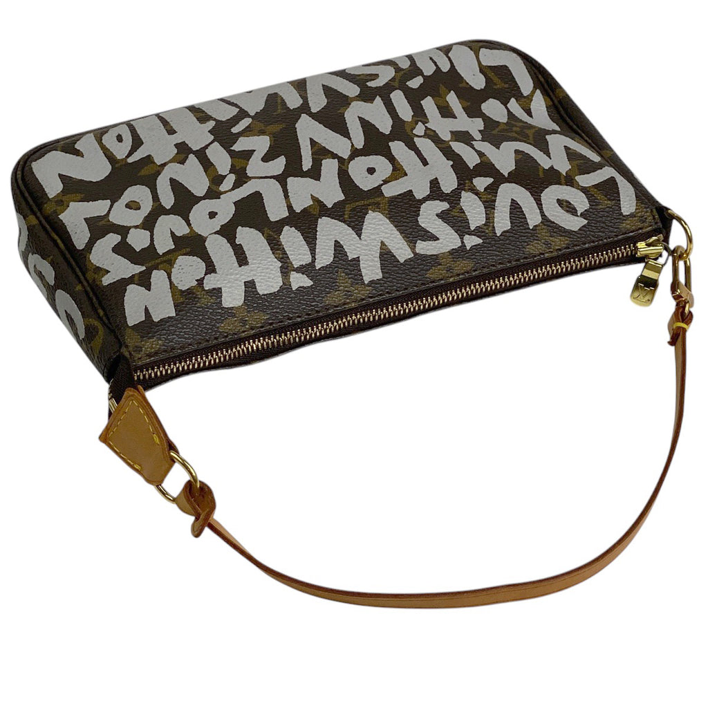 ルイ・ヴィトン ポシェット アクセソワール メイク コスメ アクセサリーポーチ モノグラムグラフィティ アルジャン M92192 レディース 【中古】brbag