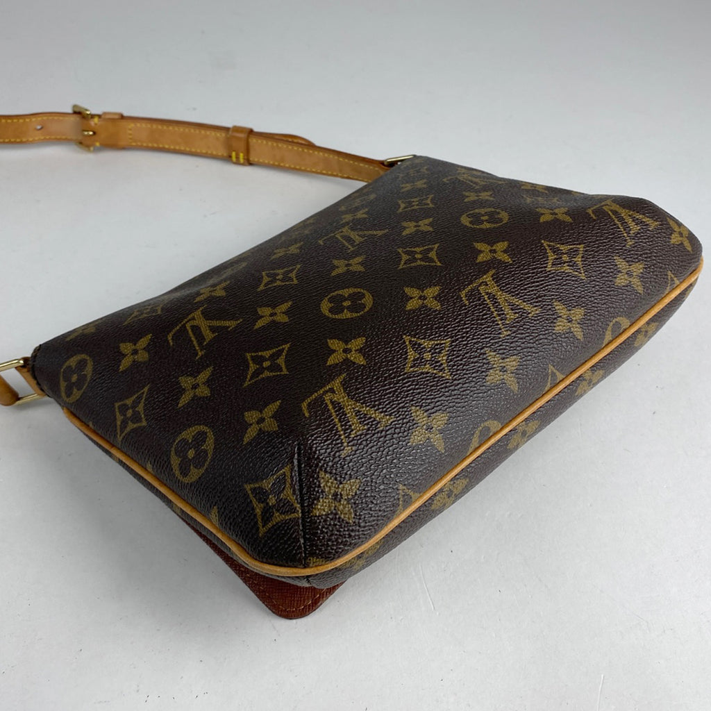 ルイ・ヴィトン ミュゼット タンゴ ショート 肩掛け ショルダーバッグ モノグラム ブラウン M51257 レディース 【中古】brbag