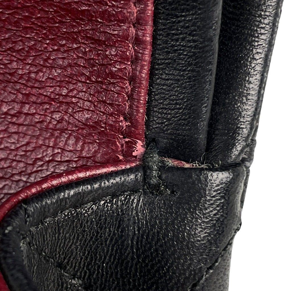 【ジャンク品】シャネル マトラッセ Wフラップ チェーン ショルダーバッグ ココマーク ショルダーバッグ レザー ブラック A01113 レディース 【中古】brbag