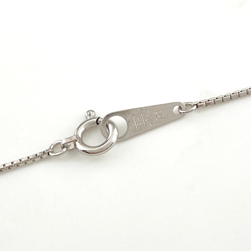 メレダイヤ デザインネックレス プラチナ ペンダント ネックレス Pt900 Pt850 ダイヤモンド レディース 【中古】nbjwl