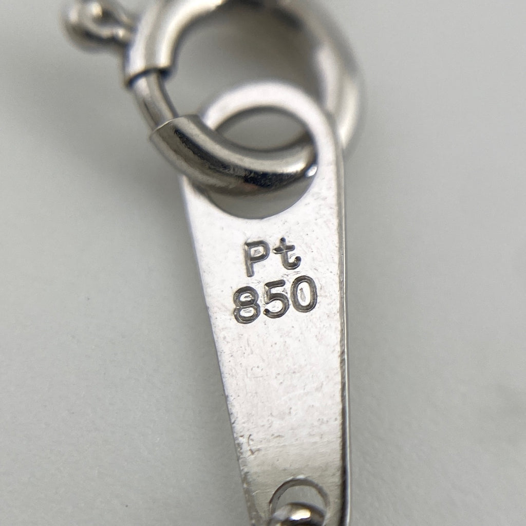 メレダイヤ デザインネックレス プラチナ ペンダント ネックレス Pt900 Pt850 ダイヤモンド レディース 【中古】nbjwl