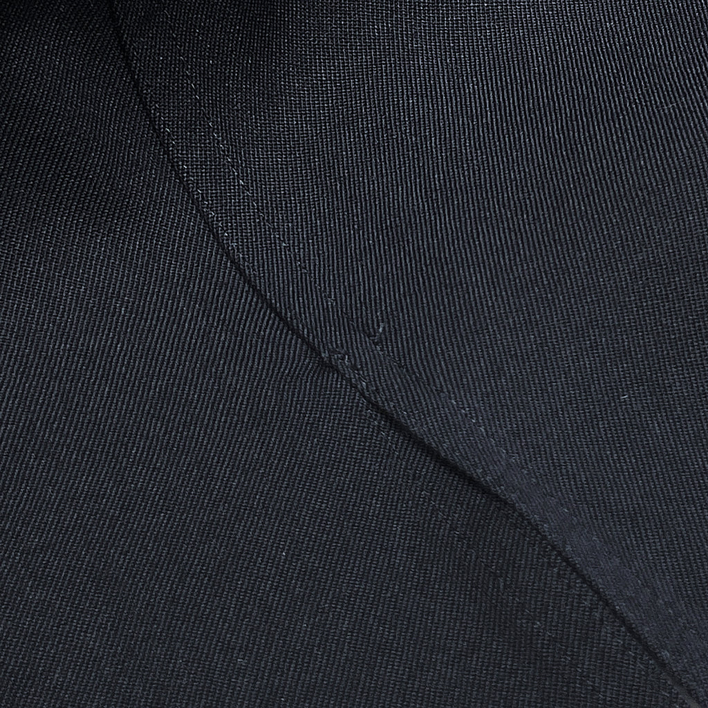 ジルサンダー スタンドカラーシャツ トップス 長袖シャツ 毛 ネイビー レディース 【中古】brapp