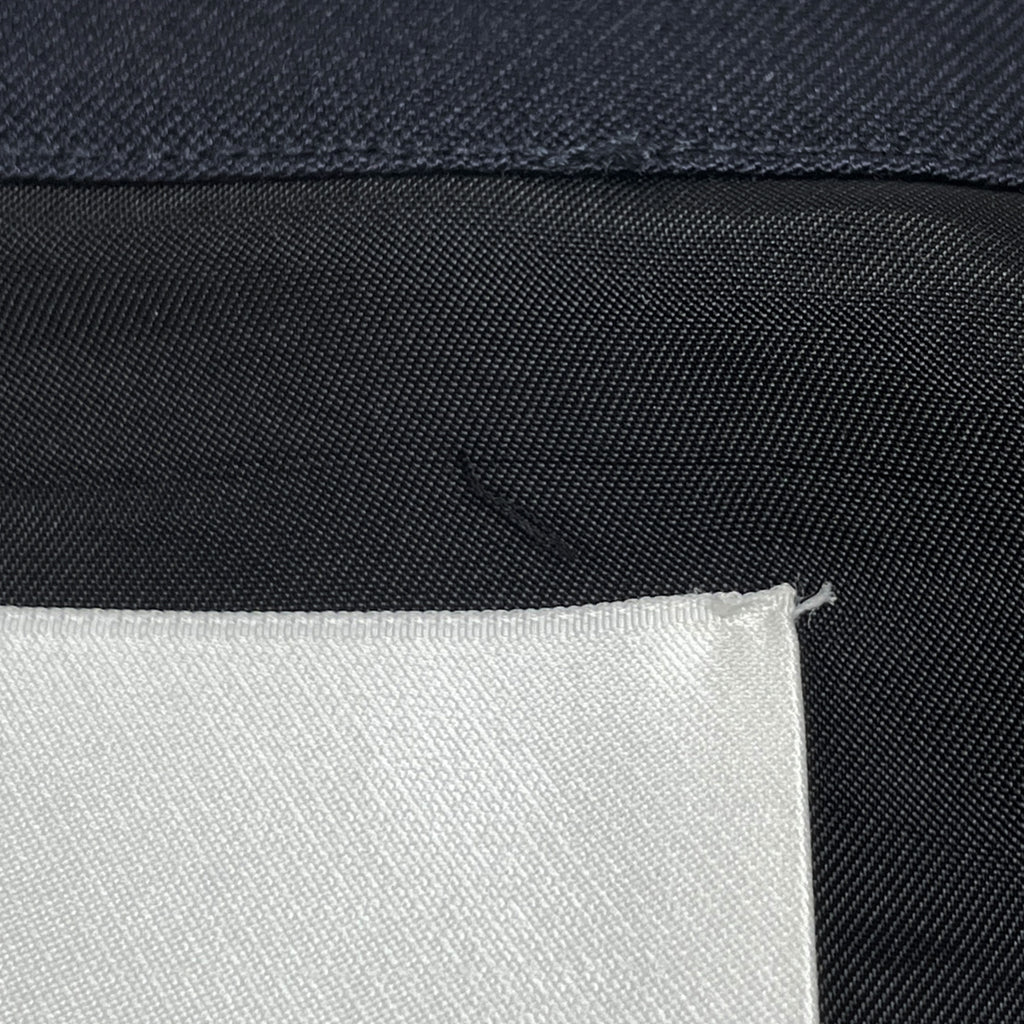 ジルサンダー スタンドカラーシャツ トップス 長袖シャツ 毛 ネイビー レディース 【中古】brapp