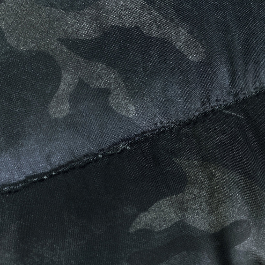 タトラス 迷彩柄 ダウンコート LTA18A4633 ダブルファスナー リバーシブル アウター ダウンコート ブラック レディース 【中古】brapp