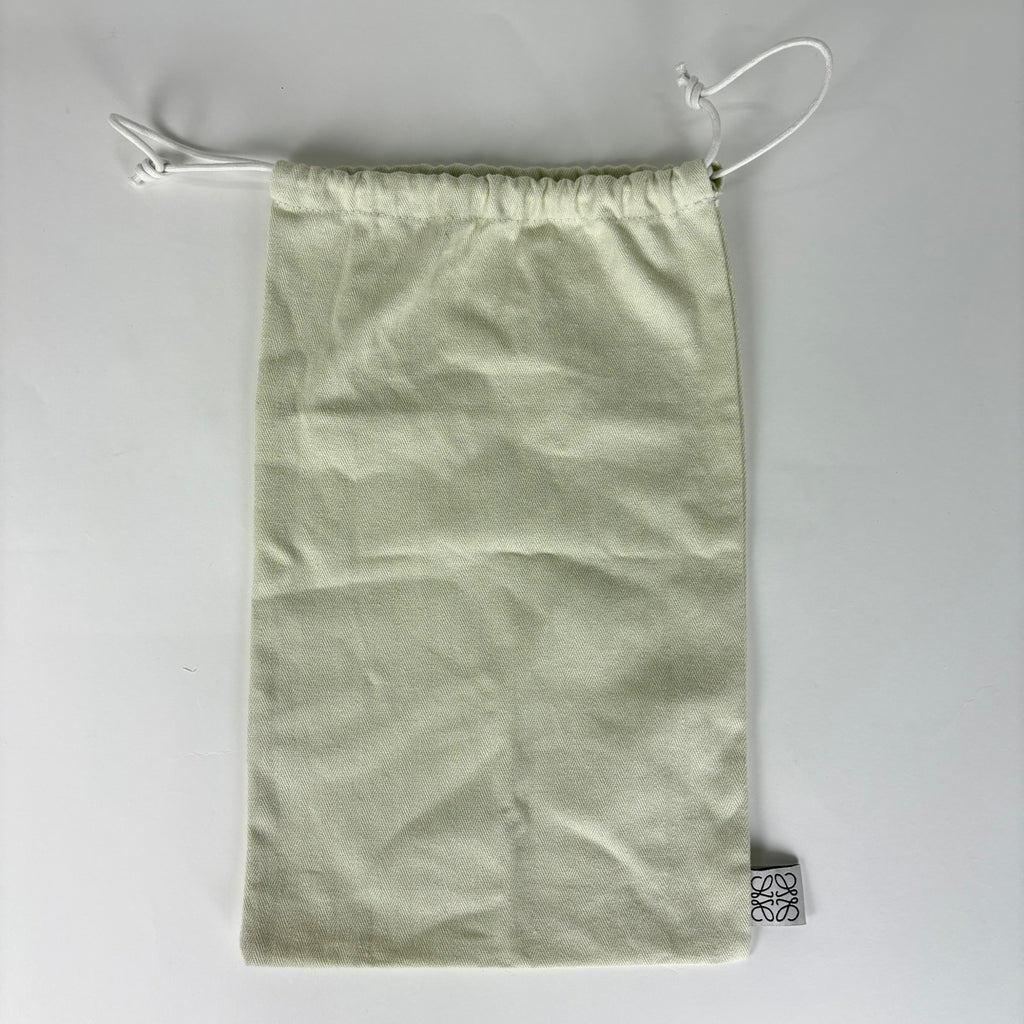 ロエベ ダイスポケット アナグラム ロゴ ショルダーバッグ レザー グリーン レディース 【中古】brbag