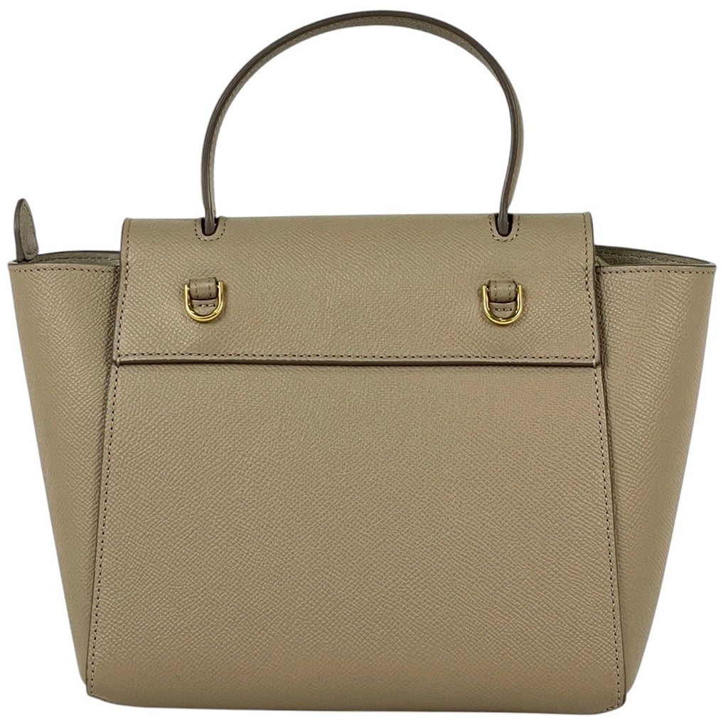 セリーヌ ベルトバッグ ナノ 2WAY ショルダーバッグ ハンドバッグ レザー ベージュ レディース 【中古】brbag