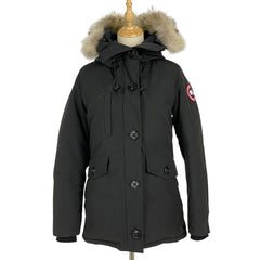 カナダグース シャーロットパーカー ダウンコート フーディ アウター ダウンジャケット ブラック レディース 【中古】brapp