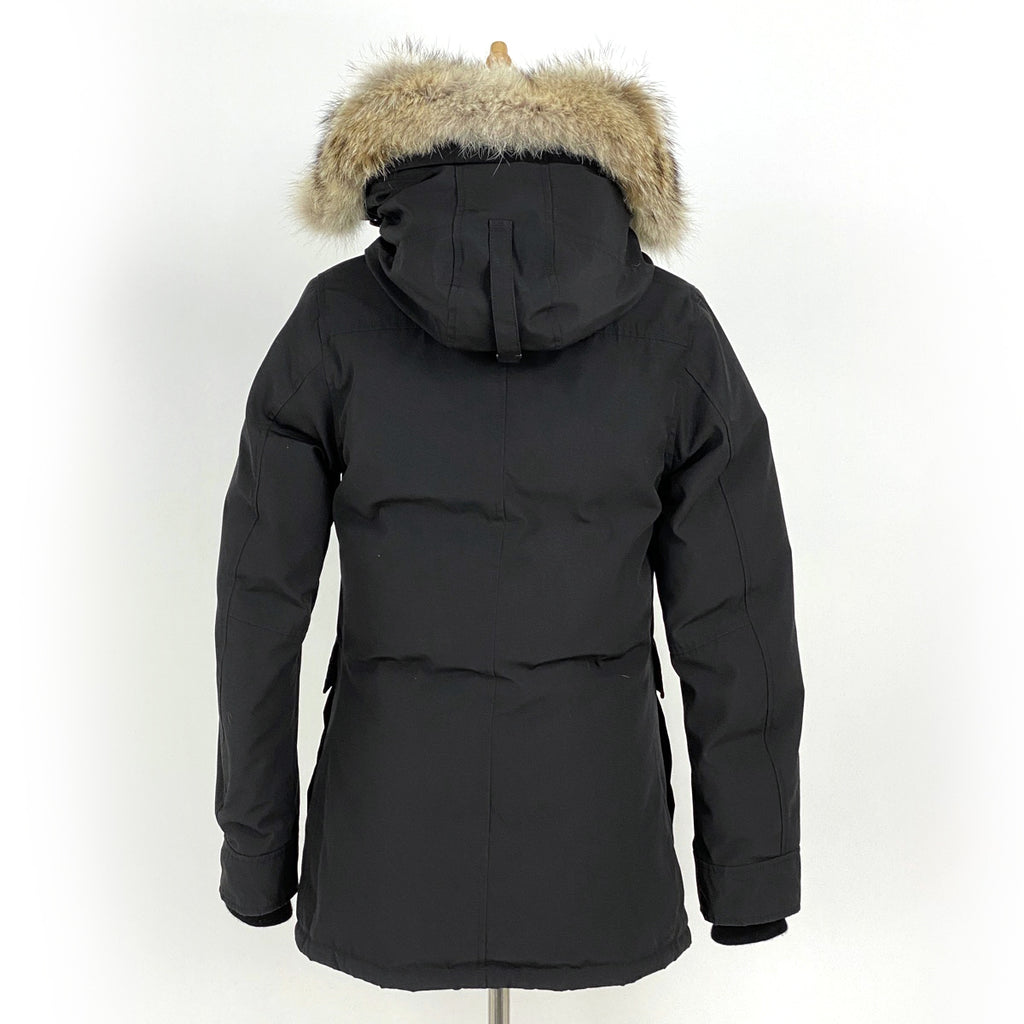 カナダグース シャーロットパーカー ダウンコート フーディ アウター ダウンジャケット ブラック レディース 【中古】brapp