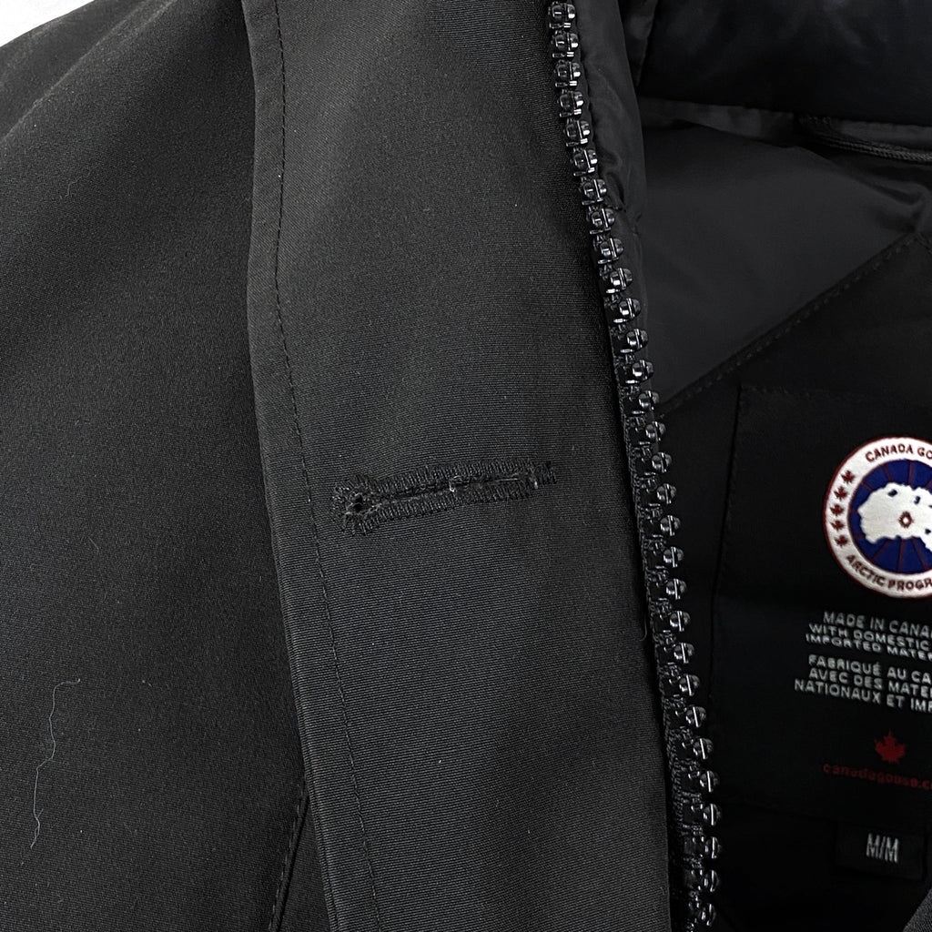 カナダグース シャーロットパーカー ダウンコート フーディ アウター ダウンジャケット ブラック レディース 【中古】brapp