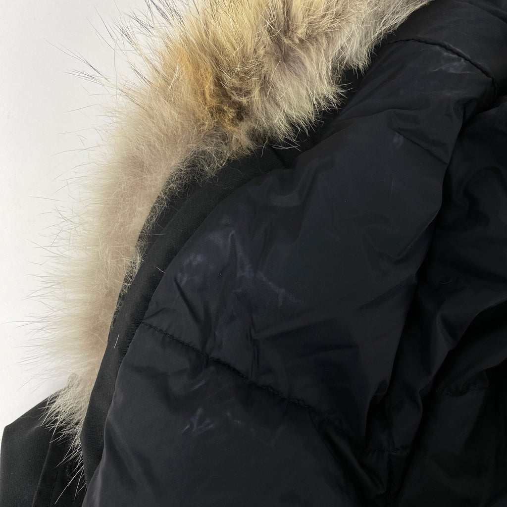 カナダグース シャーロットパーカー ダウンコート フーディ アウター ダウンジャケット ブラック レディース 【中古】brapp