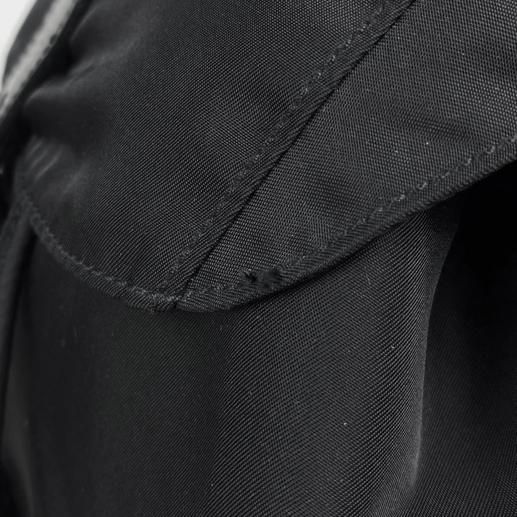 プラダ ロゴプレート リュックサック バックパック デイパック リュック ナイロン ネロ(ブラック) レディース 【中古】brbag