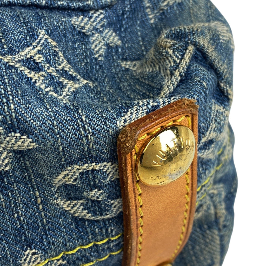 ルイ・ヴィトン バギー PM 肩掛け ハンドバッグ ワンショルダー ショルダーバッグ モノグラムデニム ブルー M95049 レディース 【中古】brbag