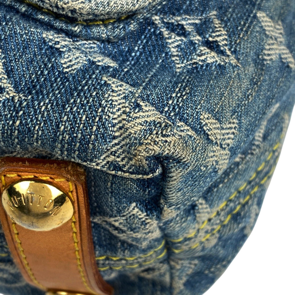 ルイ・ヴィトン バギー PM 肩掛け ハンドバッグ ワンショルダー ショルダーバッグ モノグラムデニム ブルー M95049 レディース 【中古】brbag