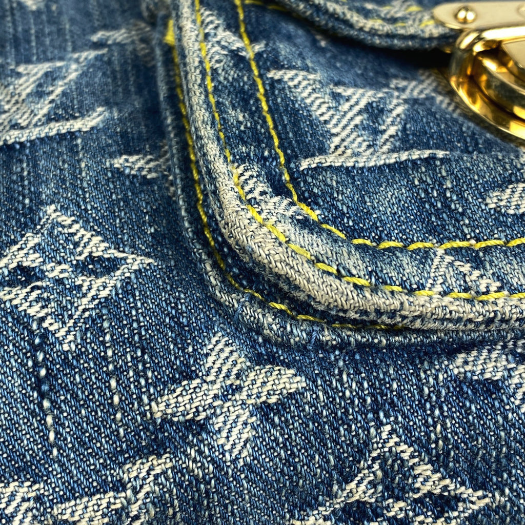 ルイ・ヴィトン バギー PM 肩掛け ハンドバッグ ワンショルダー ショルダーバッグ モノグラムデニム ブルー M95049 レディース 【中古】brbag