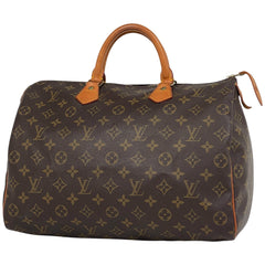ルイ・ヴィトン スピーディ 35 ボストンバッグ 通勤 ハンドバッグ モノグラム ブラウン M41524 レディース 【中古】brbag