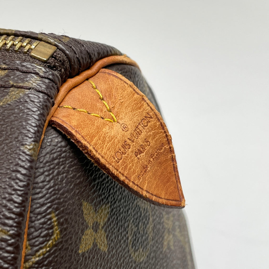 ルイ・ヴィトン スピーディ 35 ボストンバッグ 通勤 ハンドバッグ モノグラム ブラウン M41524 レディース 【中古】brbag
