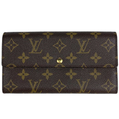 ルイ・ヴィトン ポルト モネ クレディ 札入れ 小銭入れ 二つ折り 長財布 モノグラム ブラウン M61725 レディース 【中古】brbag