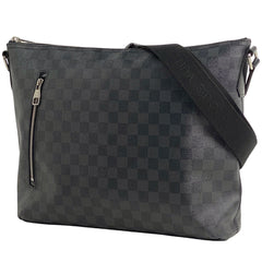 ルイ・ヴィトン ミック MM 肩掛け 斜め掛け ショルダーバッグ ダミエグラフィット ブラック N41106 メンズ 【中古】brbag